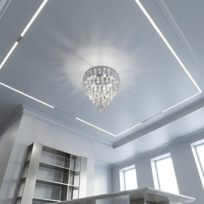 Moderne Kronleuchter Crystal Wohnzimmer Pendelleuchte Deckenbeleucht