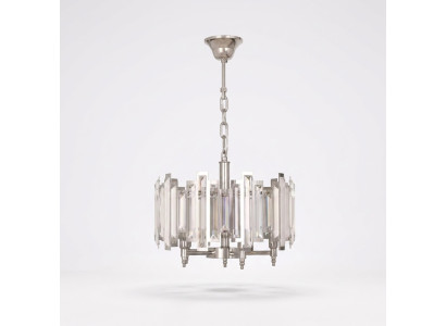 Kronleuchter Lampe Hängeleuchte Lampen Leuchten Beleuchtung Luster Silber