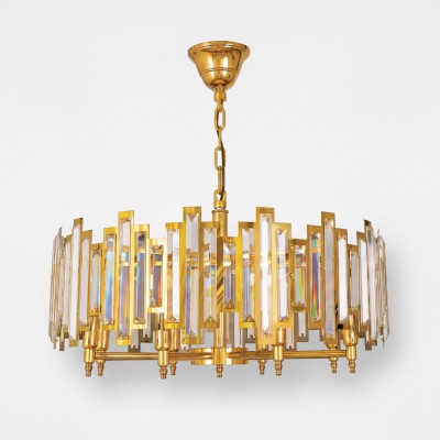 Lustr Krystal Svítidlo Nový Lampa Zlatá Obývací Pokoj Luxus