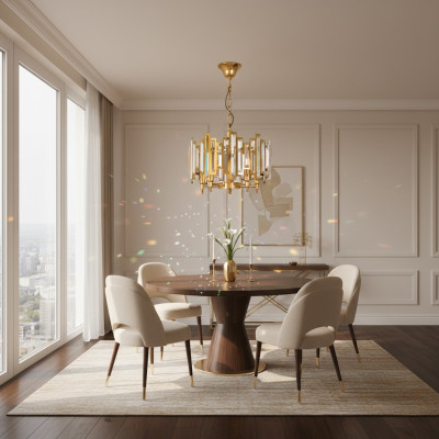 Kronleuchter Luster Hängelampe Pendelleuchten Luxus Gold Lampen Leuchten