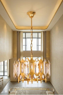 Kronleuchter Wohnzimmer Stil Moderner Leuchte Gold Schlafzimmer Luxus