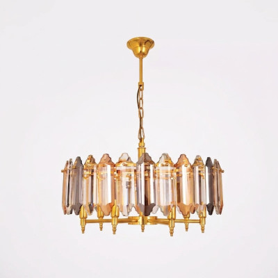 Lustre Zlatá Stropní lampa Lampa Svítidlo Zlatý Nástěnný lustr 60x75cm.