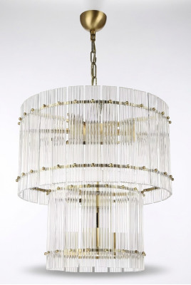 Kronleuchter Deckenleuchte Deckenlampe Wohnzimmer Glasbeleuchtung Neu