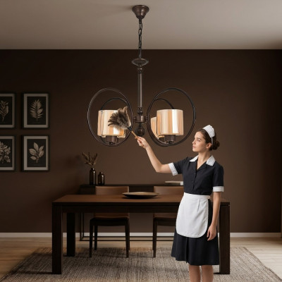 Deckenlampe Luxus Stil Moderner Wohnzimmer Luster Glass Schlafzimmer