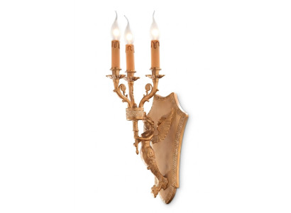 Goldene Wandlampe Design Leuchte Lampe Wohnzimmer Luxus Schlafzimmer Neu