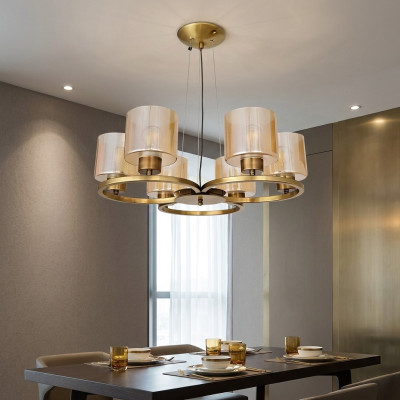 Kronleuchter Modern Wohnzimmer Deckenleuchte Luxus Neu Luster Glass