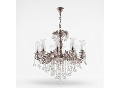 Kronleuchter klassisch Designer Deckenleuchte Wohnzimmer Kristall Lampe