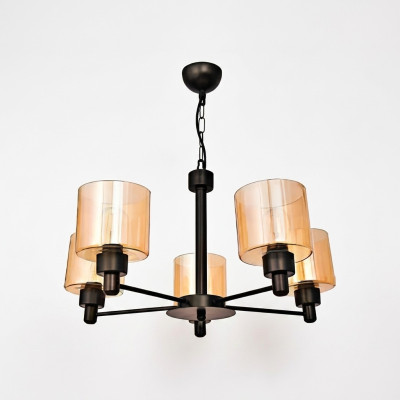 Loft Deckenleuchte Luster Glass Deckenlampe Wohnzimmer Hängelampe 65x70