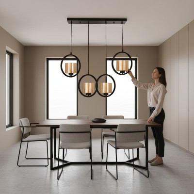 Kronleuchter schön Moderne Leuchte klassisch Luxus Wohnzimmer Glass