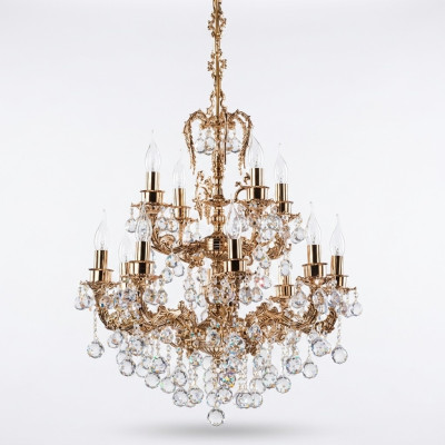 Stropní svítidlo Lustr Lustr Krystalem Lampa Osvětlení Lampy Peníze 65x113
