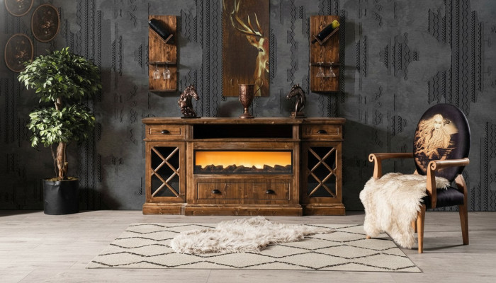 Anrichte Buffet Schrank Esszimmer Anrichten Sideboard Holzkommode Kommoden
