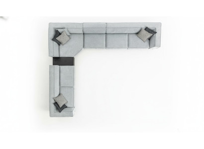Sofa L Form Pohovka Polštář Obývací pokoj Moderní design Rovná pohovka Textilní Pohovky