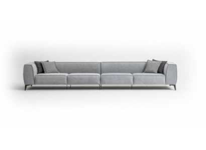 Pohovka Couch Modern obývací pokoj Pohovky 6 Místná sedací souprava Nábytek Textilní pohovka 420cm.