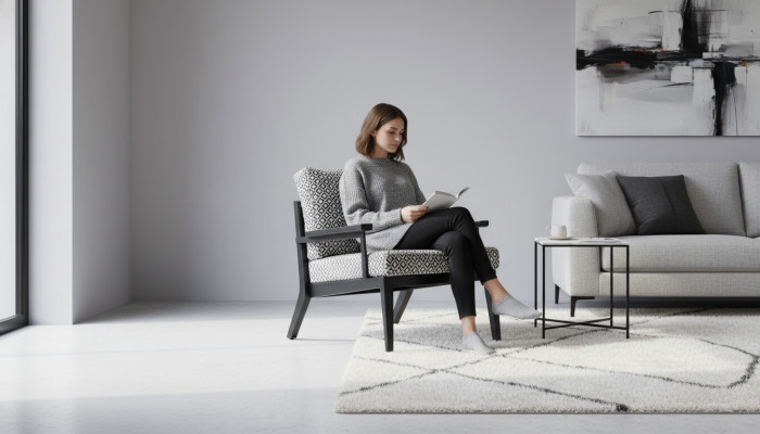 Křeslo Sedadlo Obývací pokoj Moderní Design Luxusní Sedací nábytek Relaxační Klub