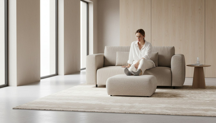 Taburetč Polstrování Sedadlo Design Styl Moderní Luxus Obývací pokoj Lavice Nový