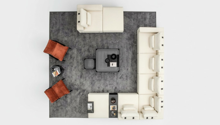 Wohnzimmer Möbel Polstergarnitur Wohnlandschaft Ecksofa Sessel Textilsofas