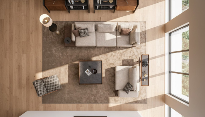 Sedací souprava Set Design Modern Polstrová luxusní obývací pokoj Potahová látka