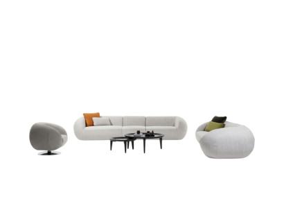 Luxuriöse Lounge Garnitur Sofa Set Fünfsitzer Dreisitzer Sessel Set Modern