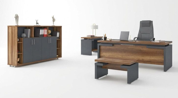 Büro Set Arbeitszimmermöbel Komplettes Set Schreibtisch Aktenschrank