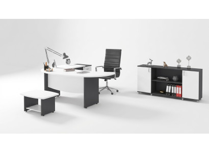 Moderní set kancelářského nábytku Sada kancelářského nábytku Design pracovního místa 3dílná