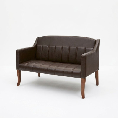 Arbeitszimmer Sofa Zweisitzer Textil Office Moderne Büroeinrichtung