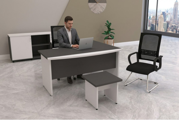 Moderní stůl Sada kancelářského nábytku Moderní pracovní stoly Dřevěný nábytek