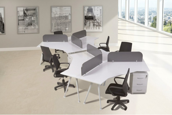 Großer Arbeitszimmer Tisch Büromöbel Büroeinrichtung Arbeitsplatz Holz