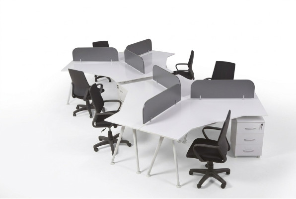 Großer Arbeitszimmer Tisch Büromöbel Büroeinrichtung Arbeitsplatz Holz