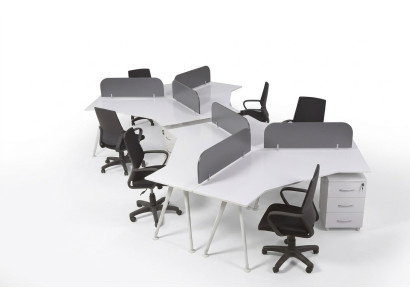 Großer Arbeitszimmer Tisch Büromöbel Büroeinrichtung Arbeitsplatz Holz