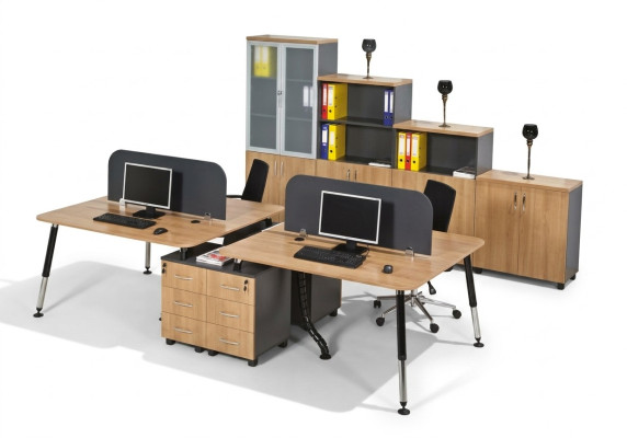Großer Schreibtisch Luxus Büromöbel Chef Computerschreibtisch Design