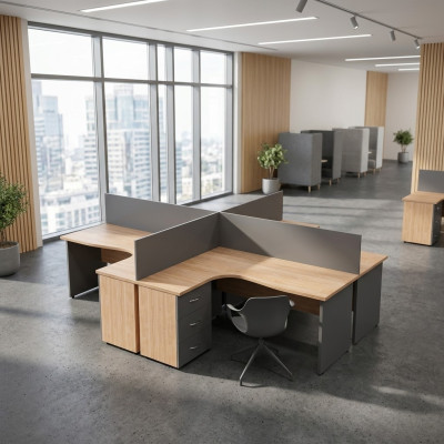 Büro Einrichtung Möbel Schreibtischen Schreibtische Team Tisch Counter