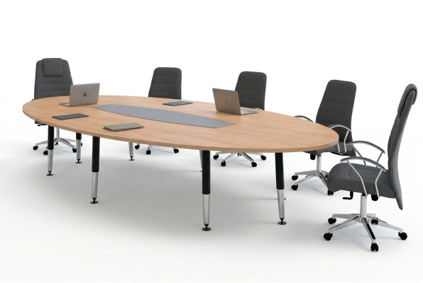 Konferenztisch Designer Büro Arbeit Zimmer 220x110 Möbel Tisch Moderner