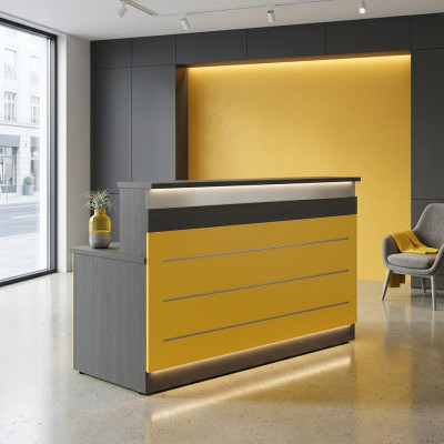 Kancelářské zařízení recepce pracovní pokoj moderní designérský úřad nový