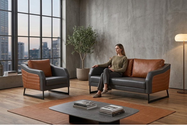 Sessel Sitz Modern Design Arbeitszimmer Stil Moderner Designer Luxus Neu