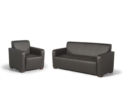 Kancelářský nábytek - pohovka 3místná, designový nábytek do pracovny, textilní moderní.