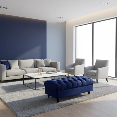 Luxus Nohy Nohy Relax Hocker Moderní Sedačka Chesterfield设计者坐凳。