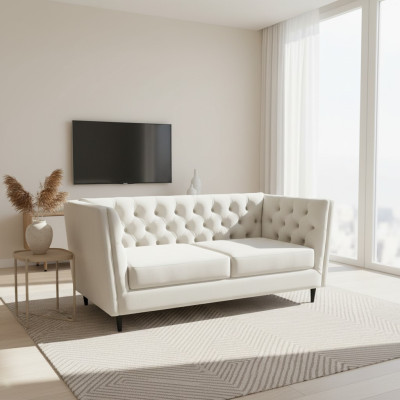 Luxus Sofa 3 Sitzer Design Chesterfield Luxus Couchen 230cm Möbel Sofas