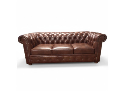 Luxus Chesterfield Sofa 3 Sitzer Couchen Lounge Sofas Couch 230cm Stoff
