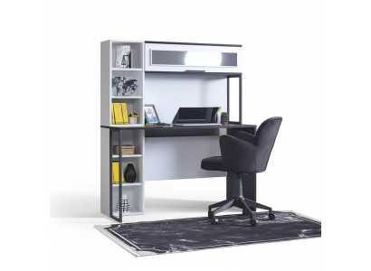 Sekretär Schreibtisch Tisch 130x60x171 Schreibtische Tische Möbel Holz Computer