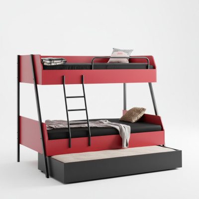 Jugendbett Kinderbett Kids Design Modern Bett Kinderzimmer Holz Betten