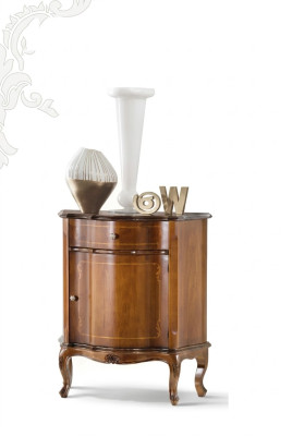 Klassische Braune Kommode Schlafzimmer Möbel Designer Beistellkonsole