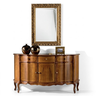 Kommode braunes Sideboard Wohnzimmermöbel Lowboard Kommoden Sideboards