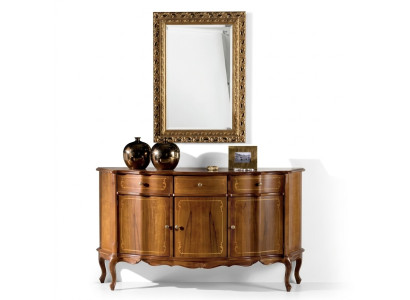 Kommode braunes Sideboard Wohnzimmermöbel Lowboard Kommoden Sideboards