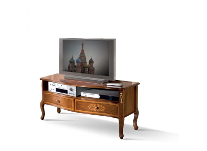 Klassischer TV-Schrank Wohnzimmer Möbel TV-Ständer Holz Design Neu