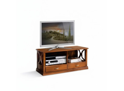 TV-Ständer 2x Schubladen Luxus Designer Möbel Wohnzimmer Ablage Schrank