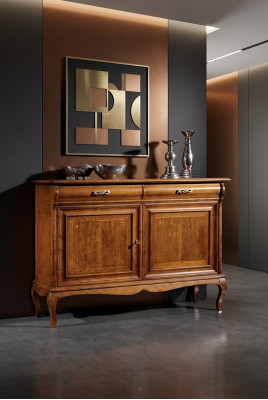 Klassisches Sideboard Braune Wohnzimmer Kommode Luxus Regale Möbel Neu