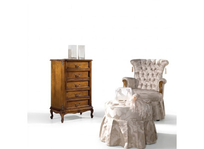 Klassische Kommode Luxus Sideboard Holzmöbel Wohnzimmer Einrichtung