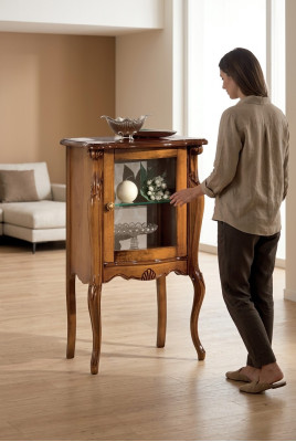 Schrank Vitrine Schränke Klassische Regale Möbel Vitrinen Luxus Möbel