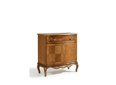 Braune Klassische Kommode Wohnzimmer Möbel Holz Einrichtung Sideboard