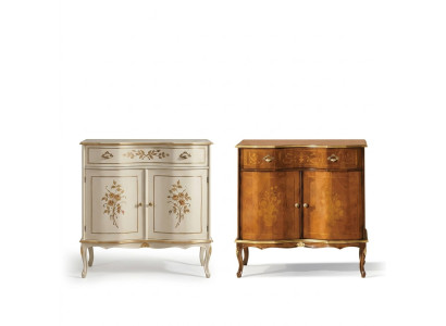 Luxuriöses braunes Sideboard Lampe Schublade Möbel Holzschrank Neu